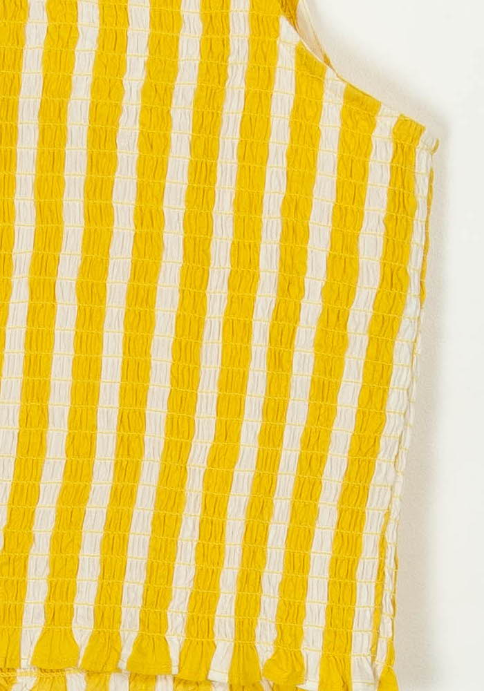 Débardeur Jaune et Blanc - Taille L/40 de la marque Petite Mendigote | PARAD117036 - Vendu par Paradigme - Image 3