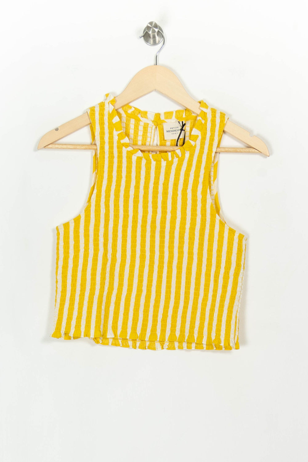 Débardeur Jaune et Blanc - Taille L/40 de la marque Petite Mendigote | PARAD117036 - Vendu par Paradigme - Image 2