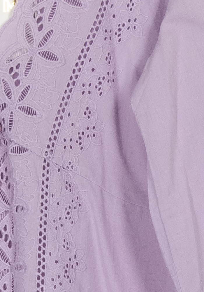 Blouse Violette - Taille L/40 de la marque Petite Mendigote | PARAD117037 - Vendu par Paradigme - Image 3