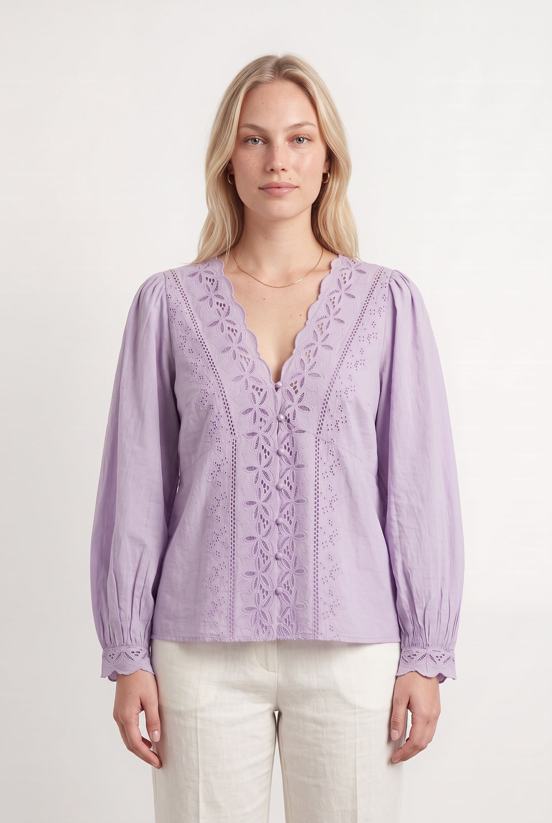 Blouse Violette - Taille L/40 de la marque Petite Mendigote | PARAD117037 - Vendu par Paradigme - Image 1