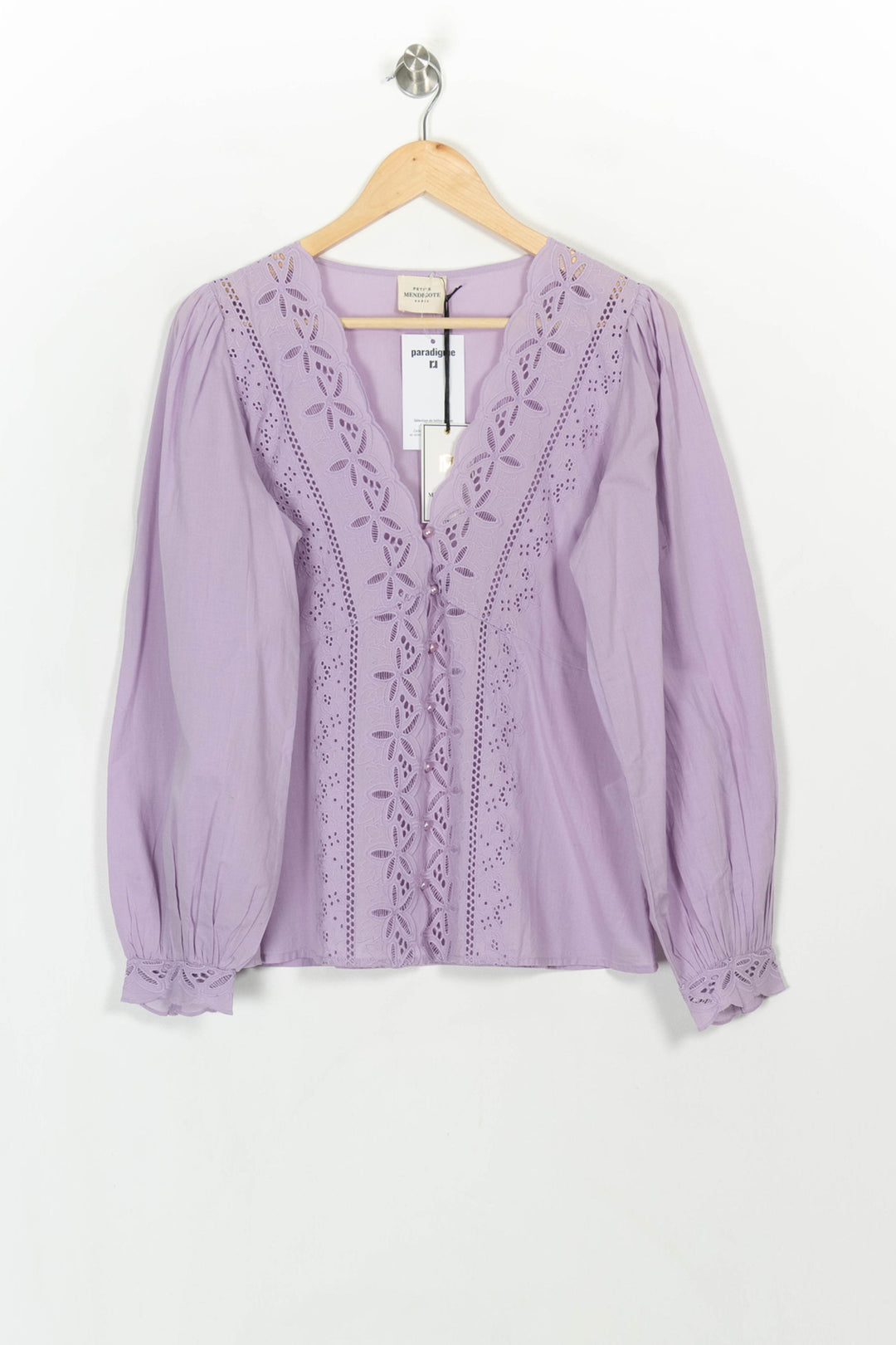 Blouse Violette - Taille L/40 de la marque Petite Mendigote | PARAD117037 - Vendu par Paradigme - Image 2