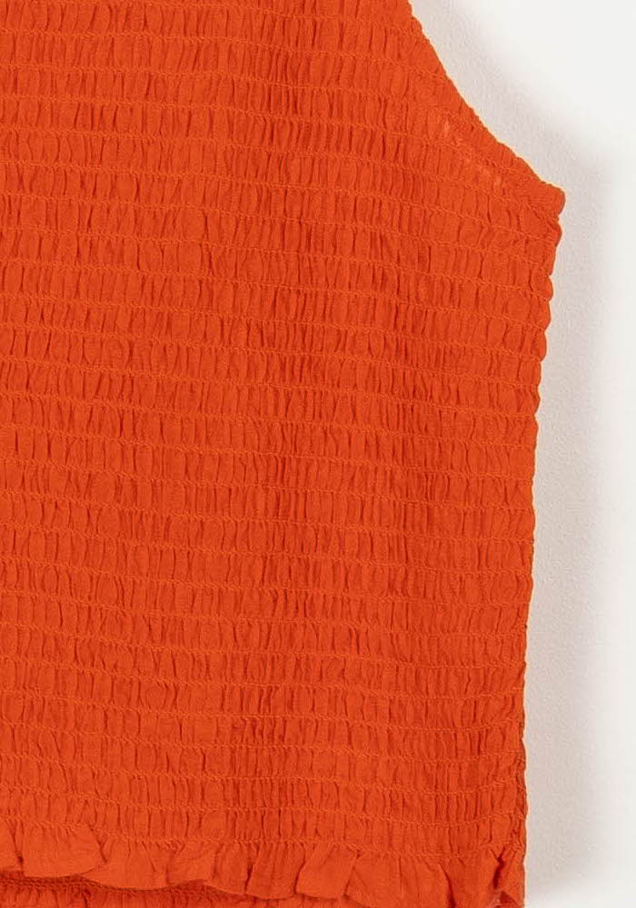 Top Orange - Taille L/40 de la marque Petite Mendigote | PARAD117039 - Vendu par Paradigme - Image 3