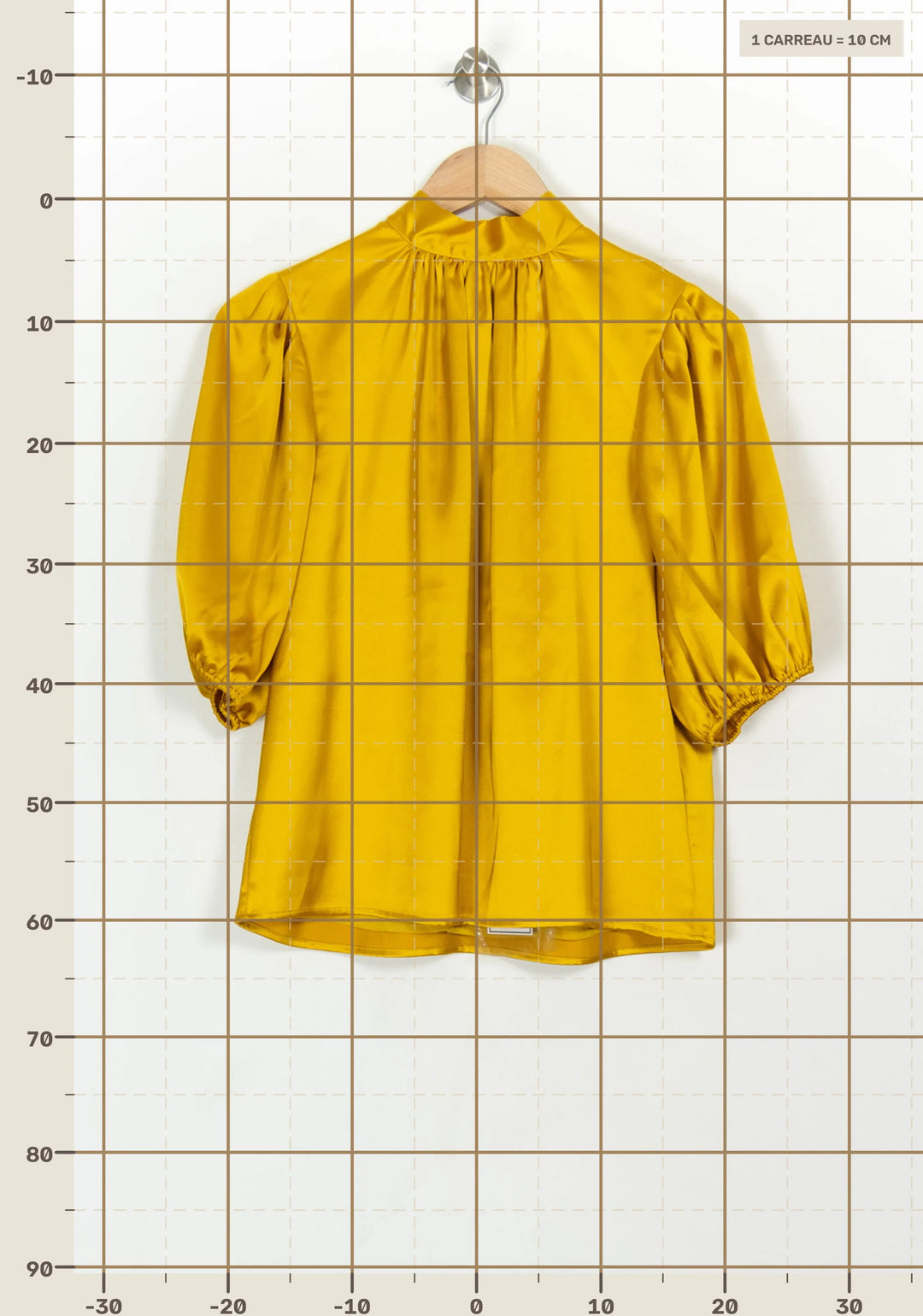 Blouse Jaune - Taille M/38 de la marque Petite Mendigote | PARAD117040 - Vendu par Paradigme - Image 4