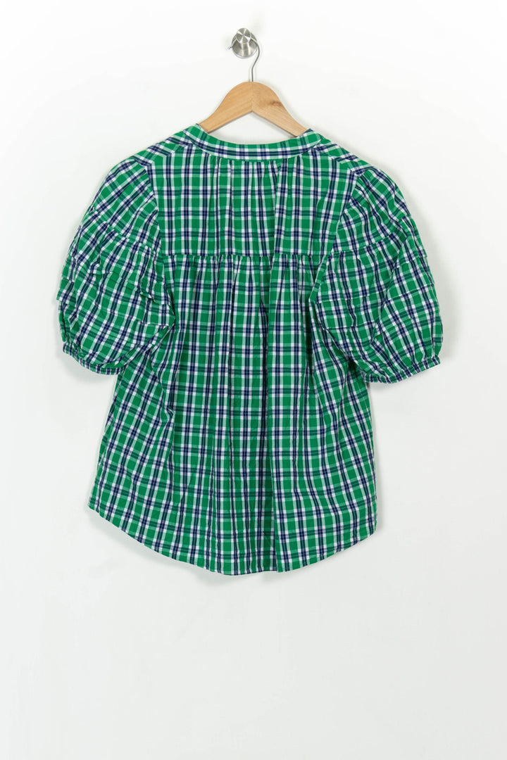 Blouse Verte et Blanche - Taille M/38 de la marque Petite Mendigote | PARAD117043 - Vendu par Paradigme - Image 5
