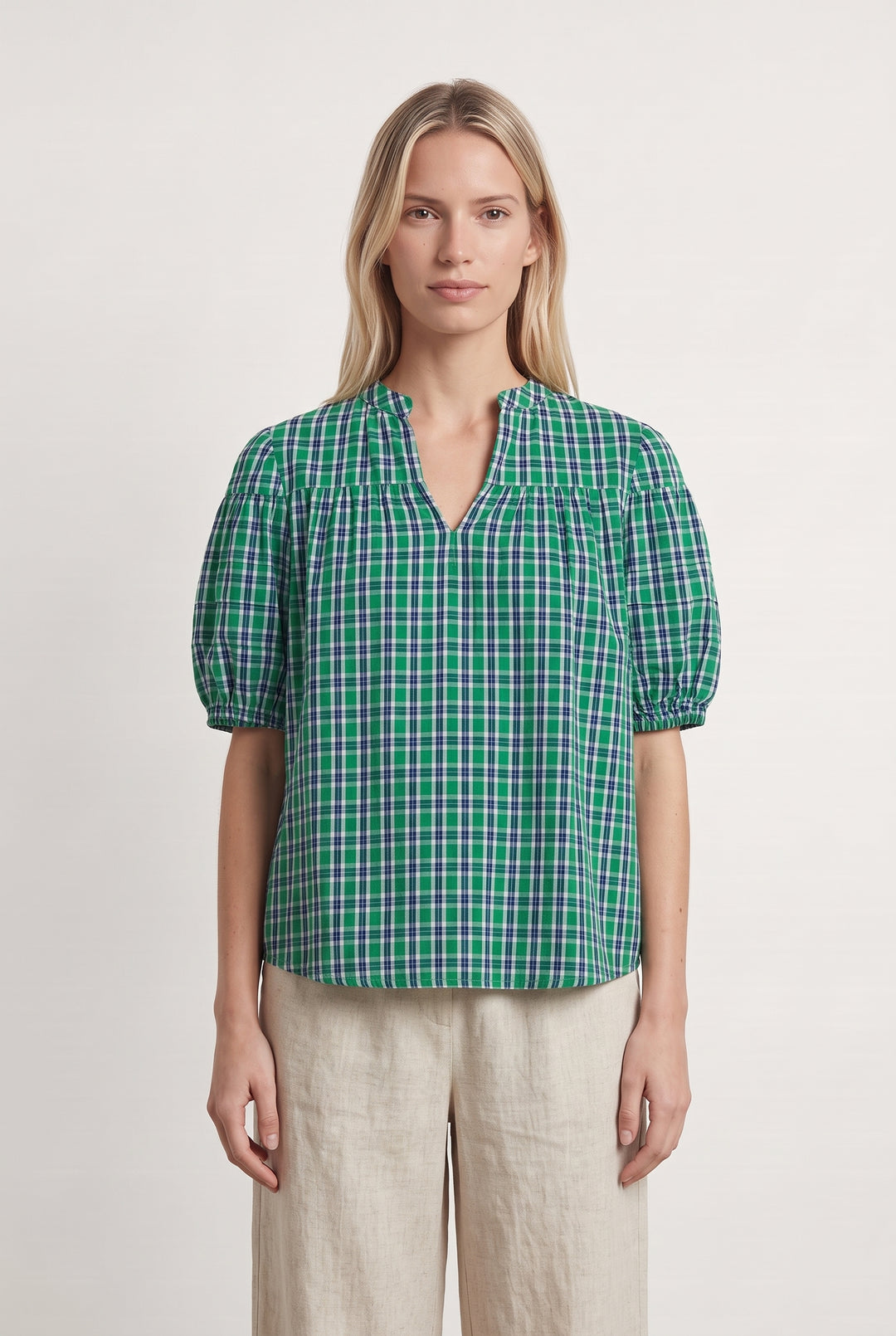 Blouse Verte et Blanche - Taille M/38 de la marque Petite Mendigote | PARAD117043 - Vendu par Paradigme - Image 1