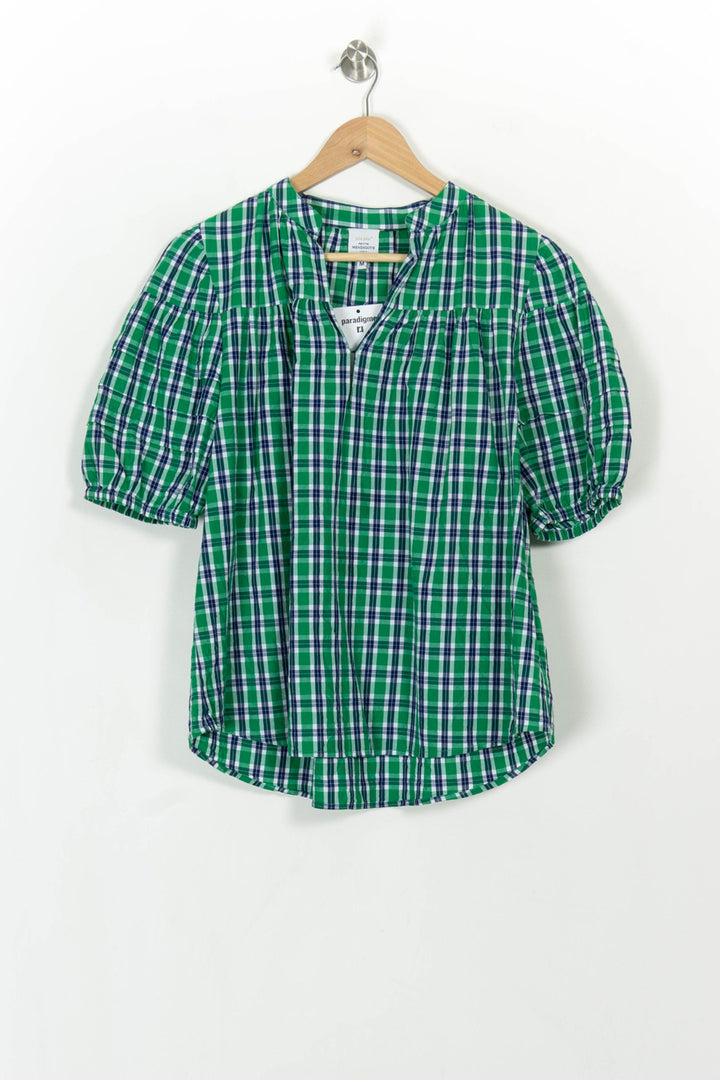 Blouse Verte et Blanche - Taille M/38 de la marque Petite Mendigote | PARAD117043 - Vendu par Paradigme - Image 2