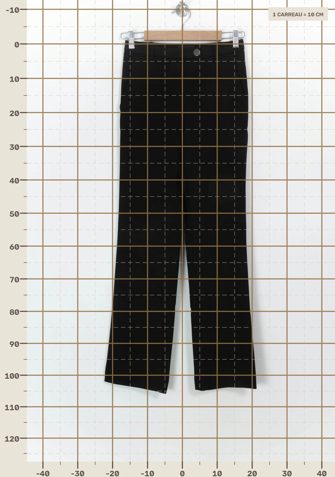 Pantalon Noir - Taille XS/34 de la marque IKKS | PARAD117047 - Vendu par Paradigme - Image 4