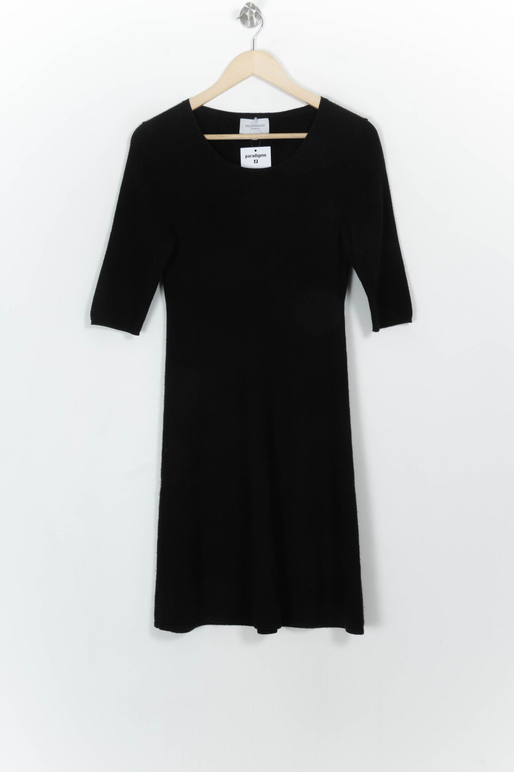 Robe Midi Noire - Taille M/38 de la marque Eric Bompard | PARAD117052 - Vendu par Paradigme - Image 2