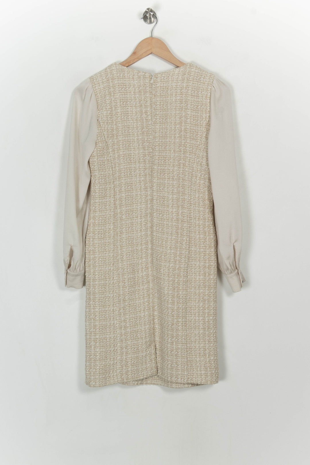 Robe Droite Beige - Taille XS/34 de la marque Bleu Blanc Rouge | PARAD117053 - Vendu par Paradigme - Image 5