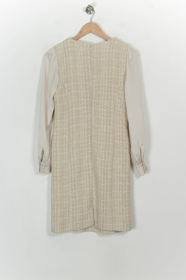 Robe Droite Beige - Taille XS/34 de la marque Bleu Blanc Rouge | PARAD117053 - Vendu par Paradigme - Image 5
