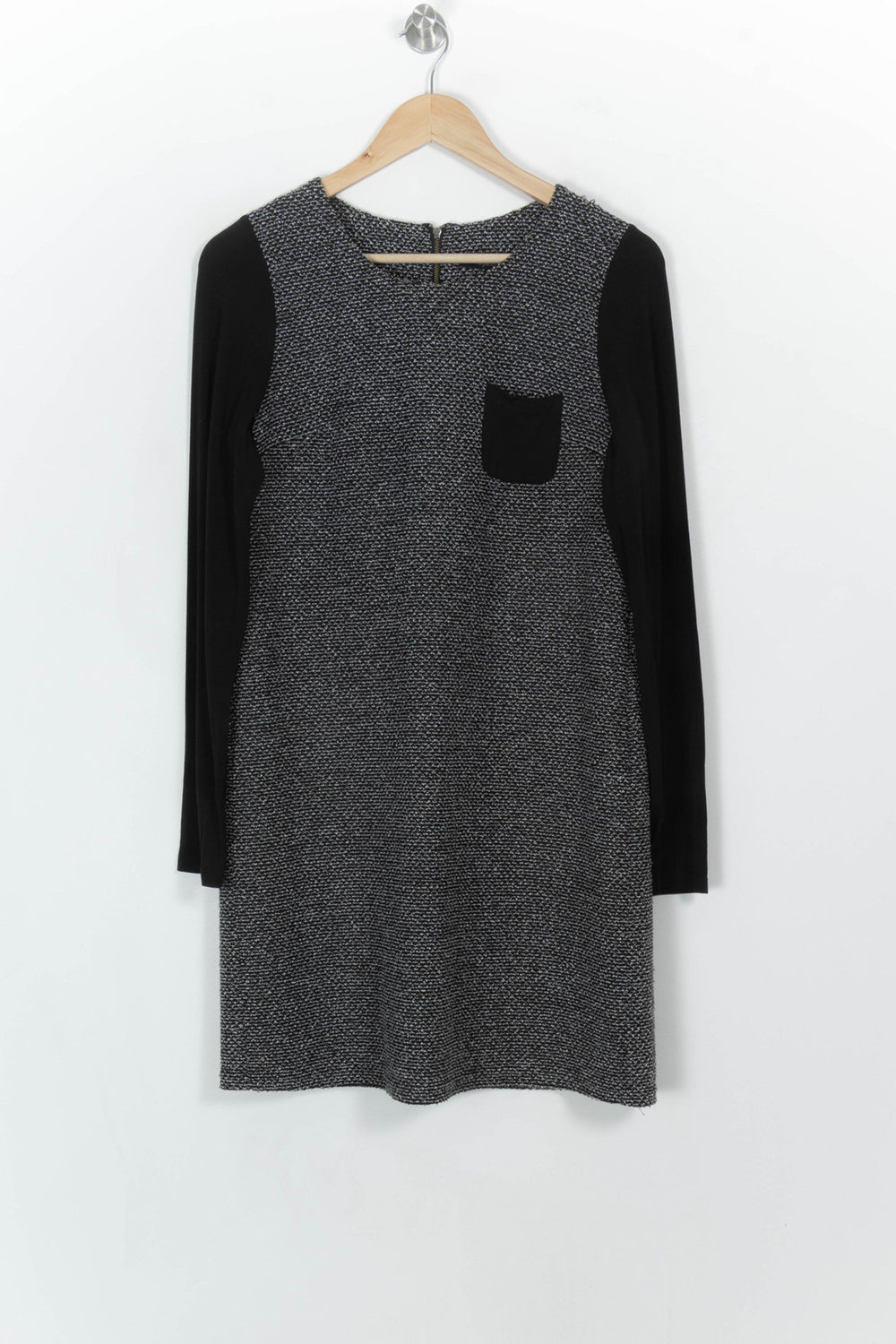 Robe Gris et Noir - Taille L/40 de la marque La Fée Maraboutée | PARAD117057 - Vendu par Paradigme - Image 2