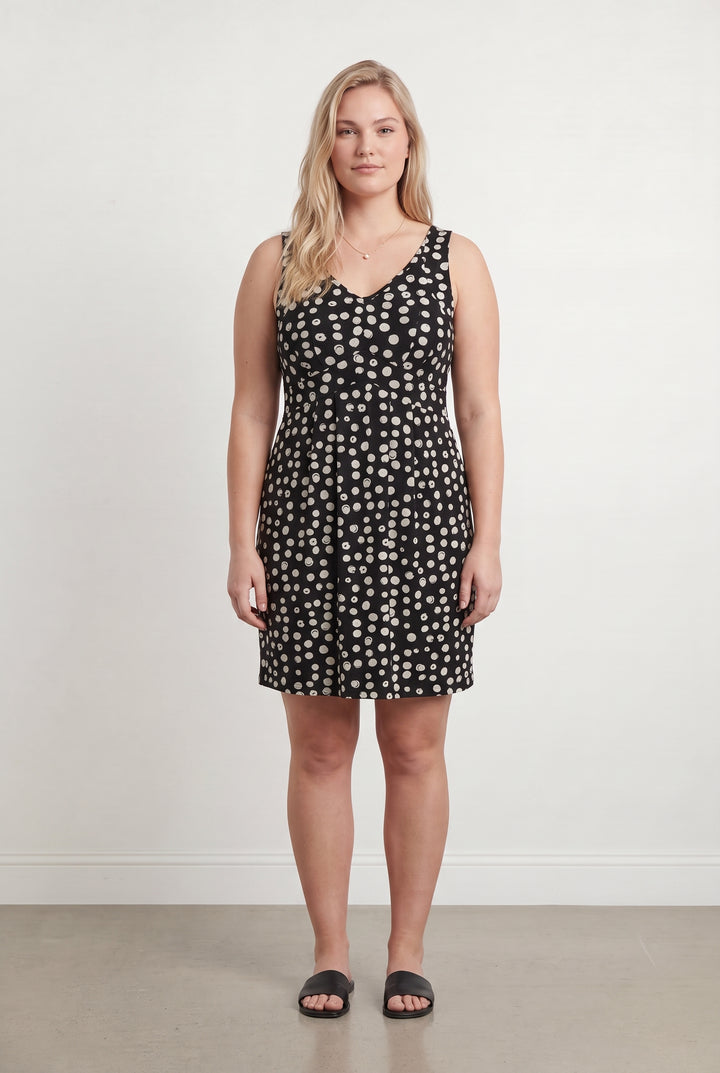 Robe Noire et Blanche - Taille XL/42 de la marque La Fée Maraboutée | PARAD117058 - Vendu par Paradigme - Image 1