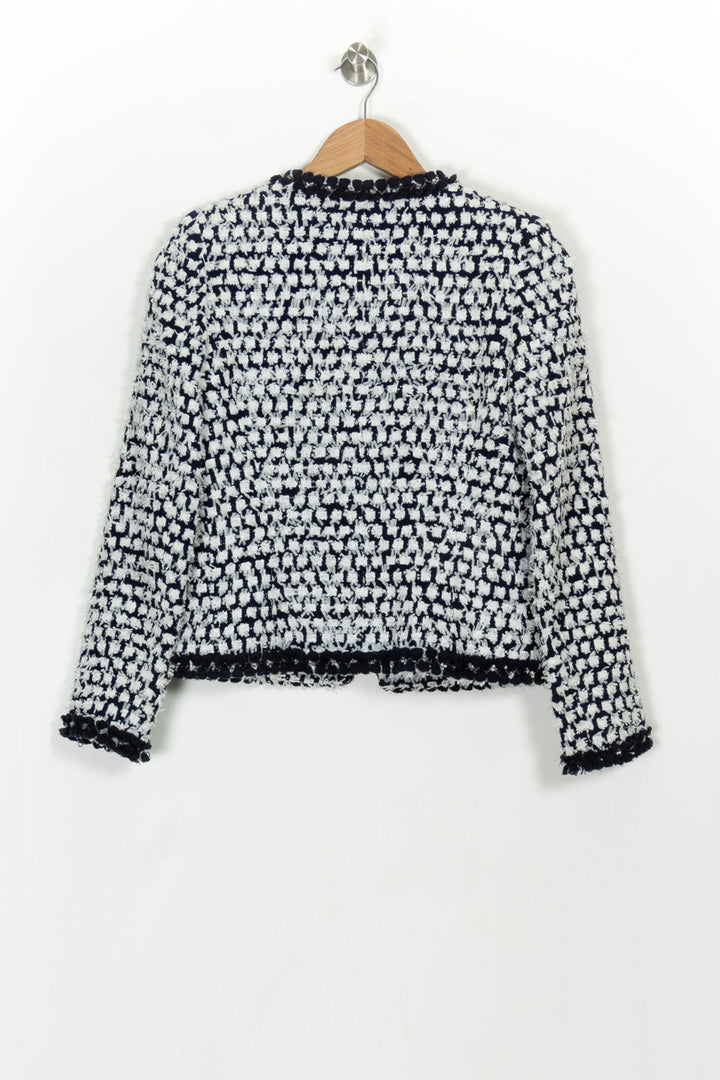 Veste Tweed Bleu et Blanc - Taille XS/34 de la marque Weill | PARAD117060 - Vendu par Paradigme - Image 5