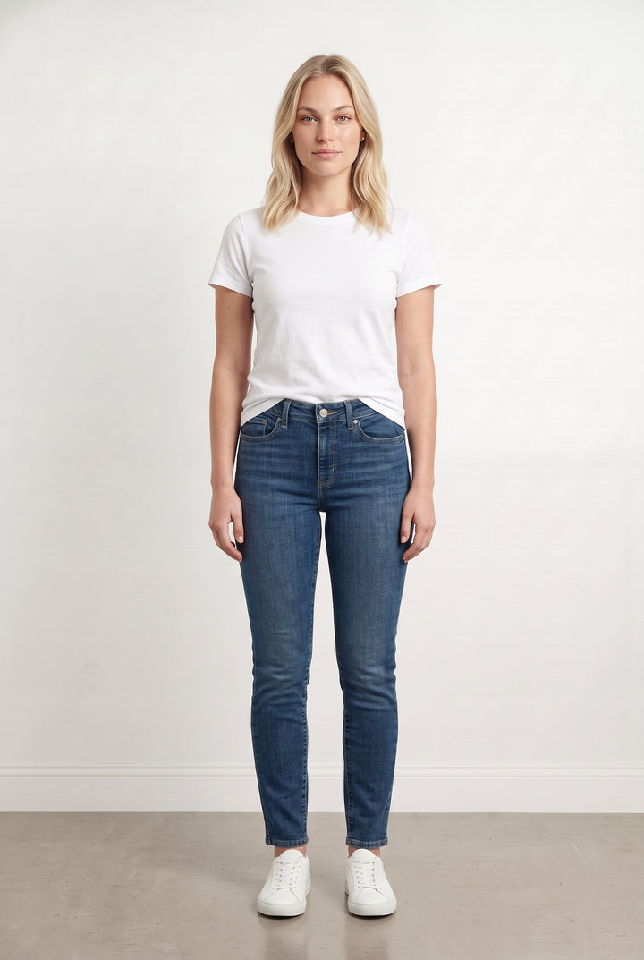 Jean Droit Bleu - Taille L/40 de la marque Levi&