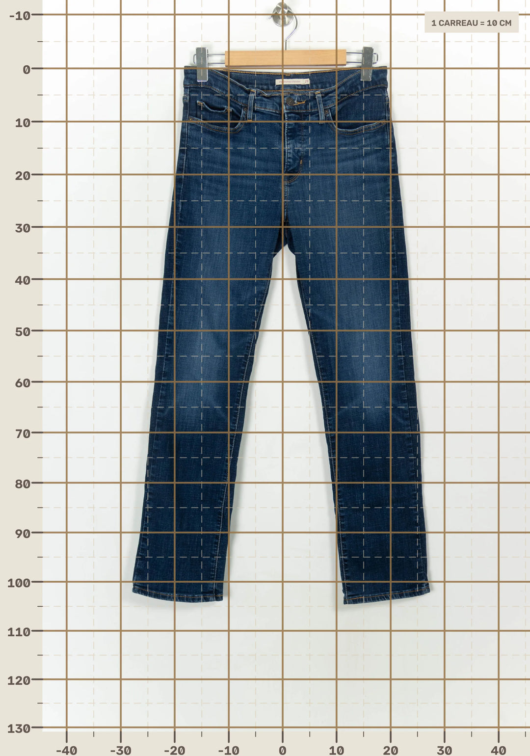 Jean Slim Bleu - Taille M/38 de la marque Levi&