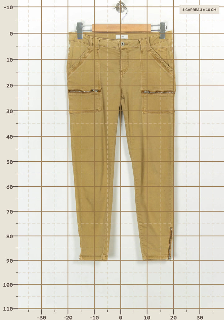 Pantalon Cargo Beige - Taille L/40 de la marque IKKS | PARAD117085 - Vendu par Paradigme - Image 4