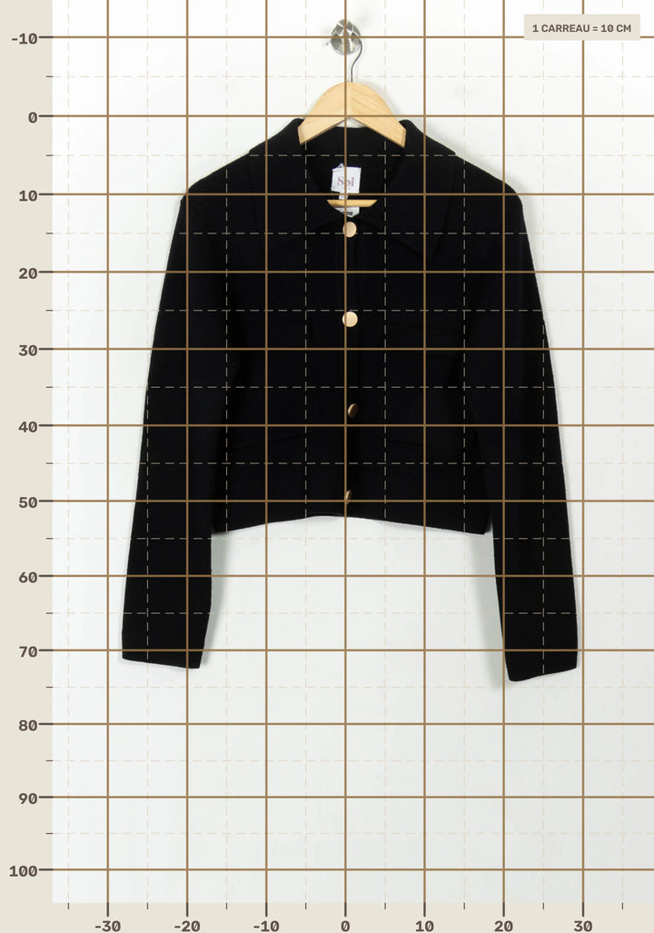 Veste Bleue - Taille M/38 de la marque Soi Paris | PARAD117096 - Vendu par Paradigme - Image 4