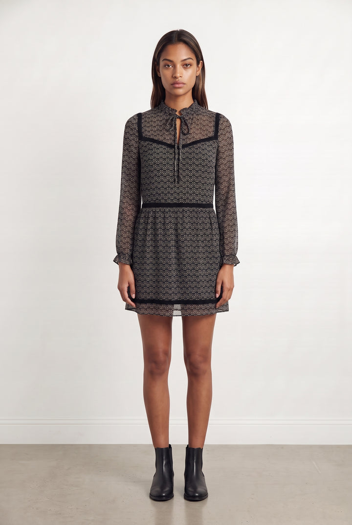 Robe Courte Noire - Taille XS/34 de la marque Sézane | PARAD117115 - Vendu par Paradigme - Image 1