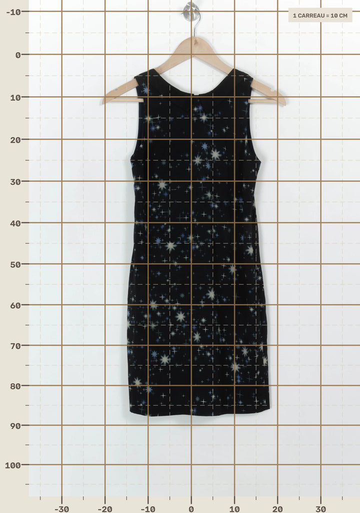 Robe Sans Manches Noire et Blanche - Taille XS/34 de la marque Claudie Pierlot | PARAD117116 - Vendu par Paradigme - Image 4