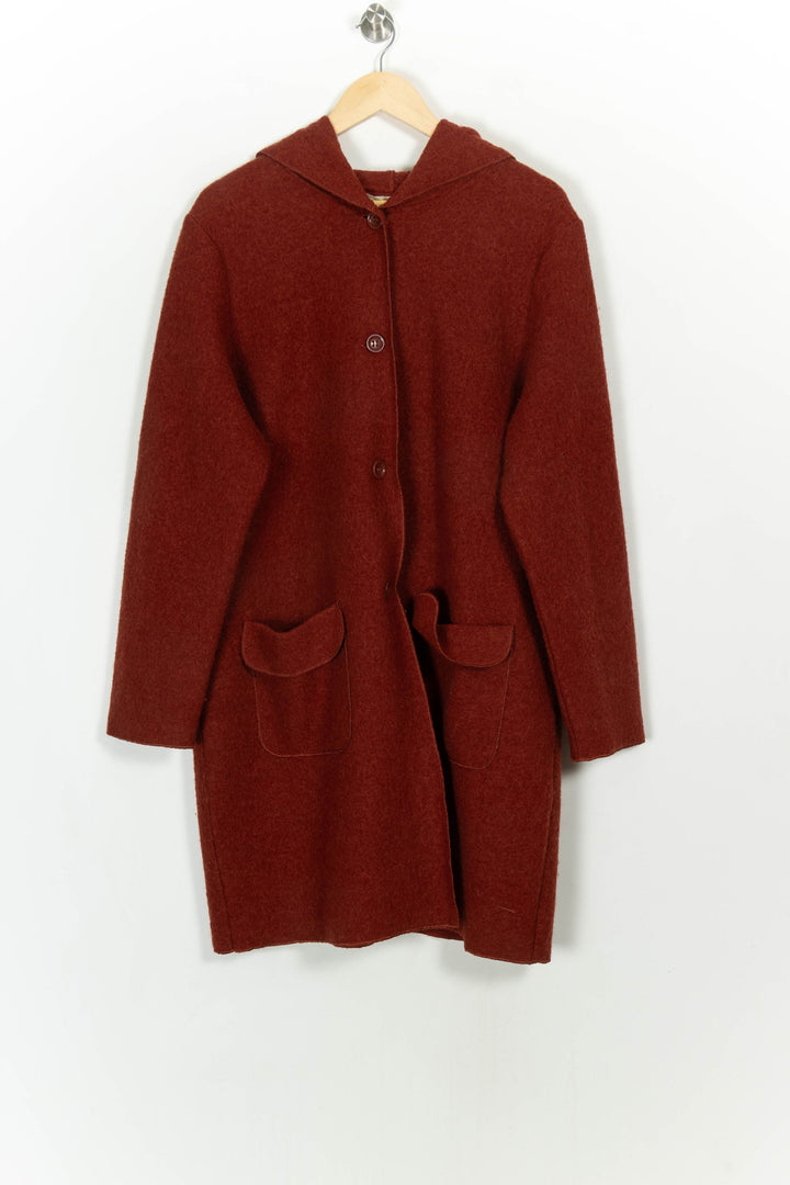 Manteau Bordeaux - Taille XL/42 de la marque La Fée Maraboutée | PARAD117117 - Vendu par Paradigme - Image 2