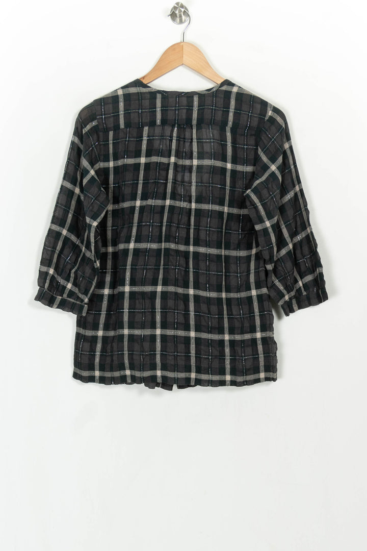Chemise Verte et Noire - Taille S/36 de la marque Sandro | PARAD117122 - Vendu par Paradigme - Image 5