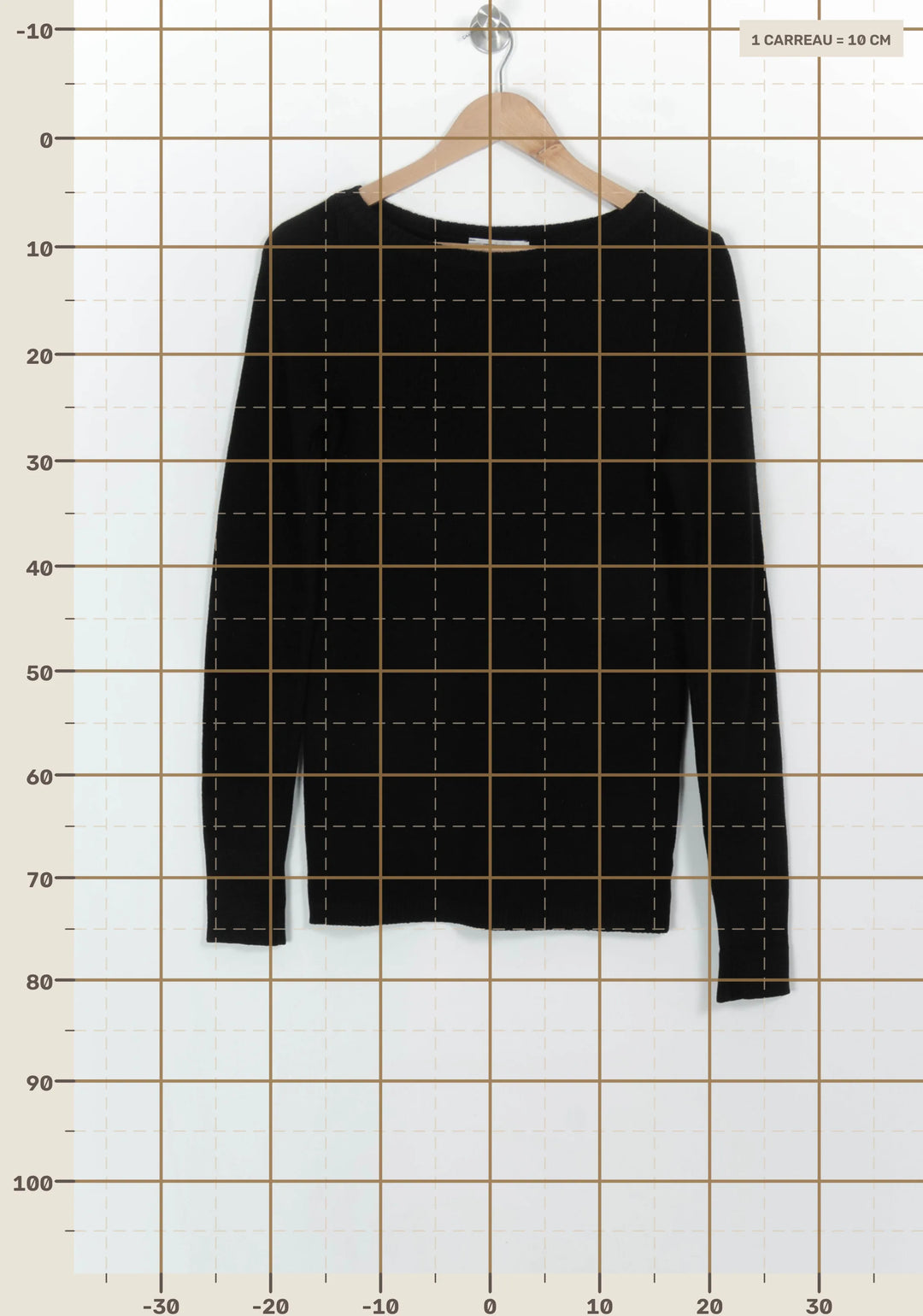Pull Noir - Taille L/40 de la marque Comptoir des Cotonniers | PARAD117124 - Vendu par Paradigme - Image 4