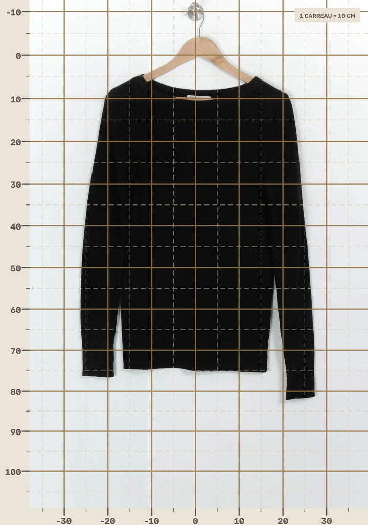 Pull Noir - Taille L/40 de la marque Comptoir des Cotonniers | PARAD117124 - Vendu par Paradigme - Image 4