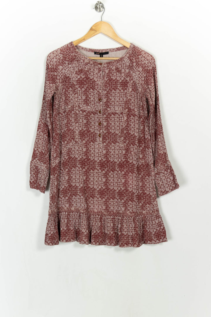 Robe Courte Rouge et Blanche - Taille S/36 de la marque Maje | PARAD117125 - Vendu par Paradigme - Image 2