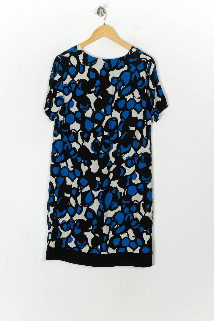 Robe Courte Noire et Bleue - Taille L/40 de la marque La Fée Maraboutée | PARAD117126 - Vendu par Paradigme - Image 5