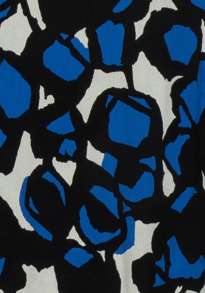 Robe Courte Noire et Bleue - Taille L/40 de la marque La Fée Maraboutée | PARAD117126 - Vendu par Paradigme - Image 3