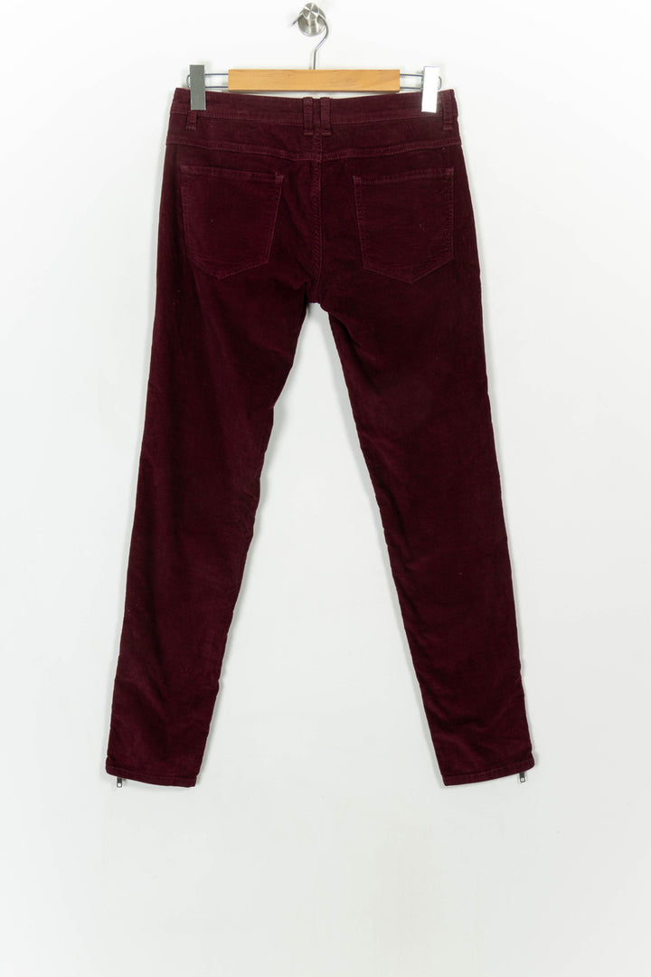 Pantalon Bordeaux - Taille L/40 de la marque Sandro | PARAD117128 - Vendu par Paradigme - Image 5