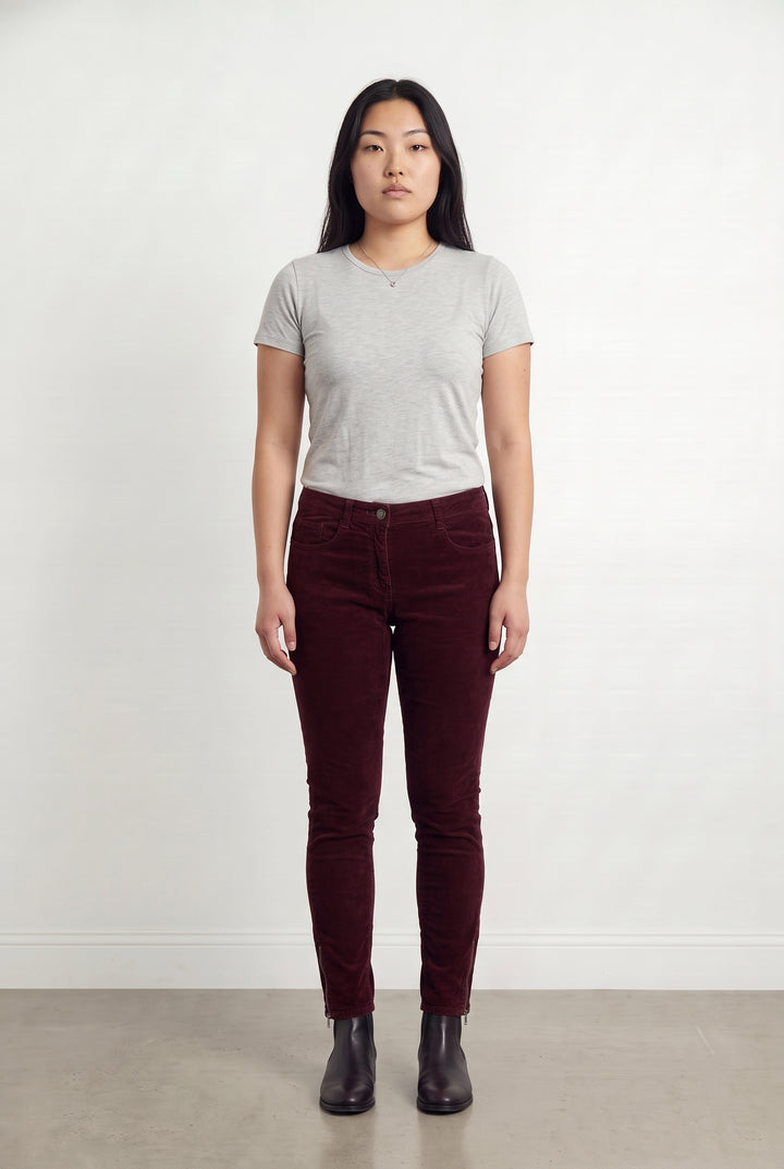 Pantalon Bordeaux - Taille L/40 de la marque Sandro | PARAD117128 - Vendu par Paradigme - Image 1