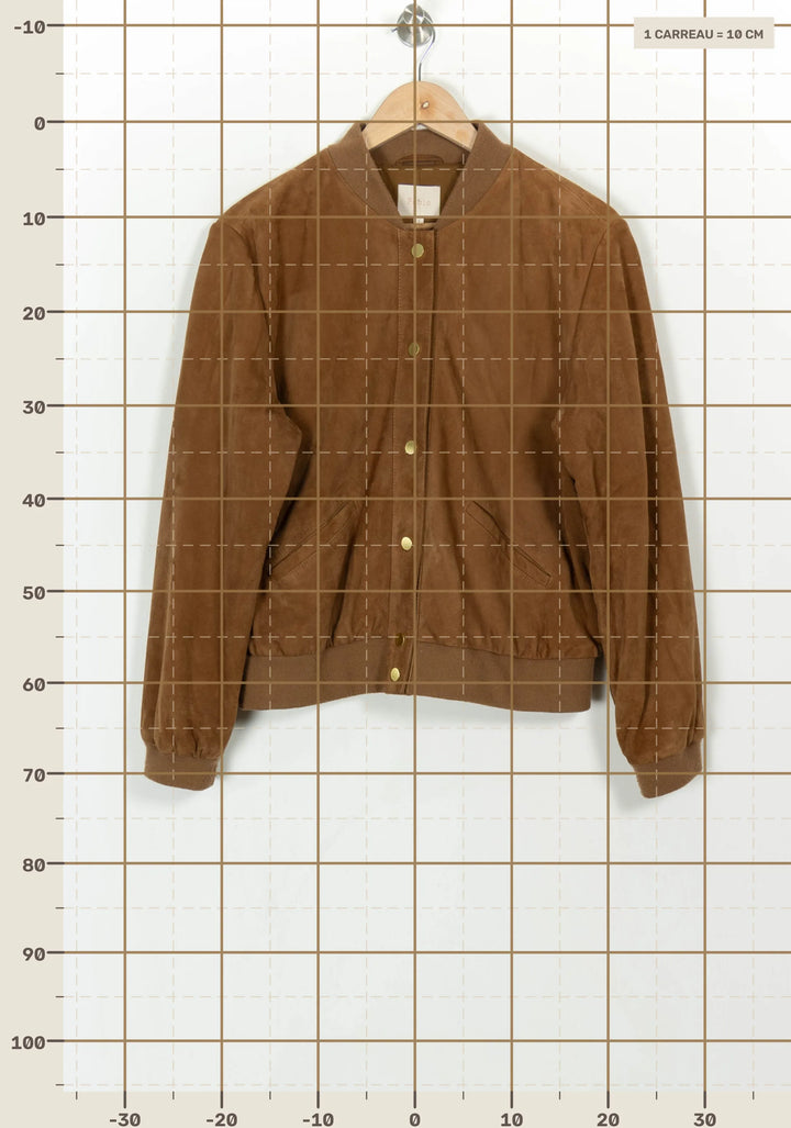 Blouson Marron - Taille L/40 de la marque Pablo | PARAD117130 - Vendu par Paradigme - Image 4