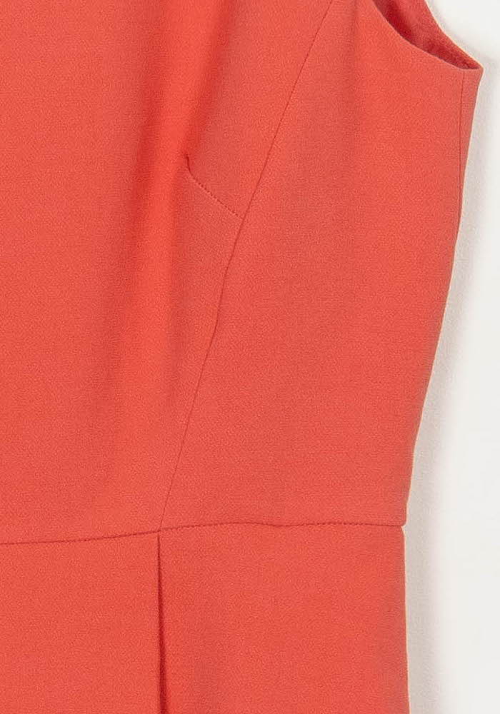 Robe Sans Manches Rouge - Taille M/38 de la marque Tara Jarmon | PARAD117132 - Vendu par Paradigme - Image 3