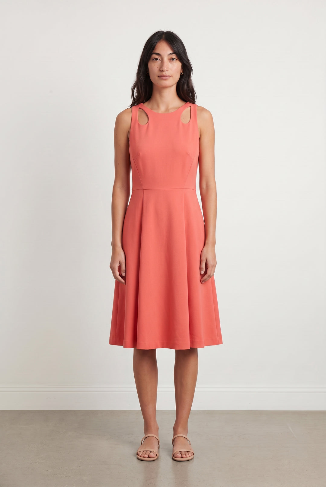 Robe Sans Manches Rouge - Taille M/38 de la marque Tara Jarmon | PARAD117132 - Vendu par Paradigme - Image 1
