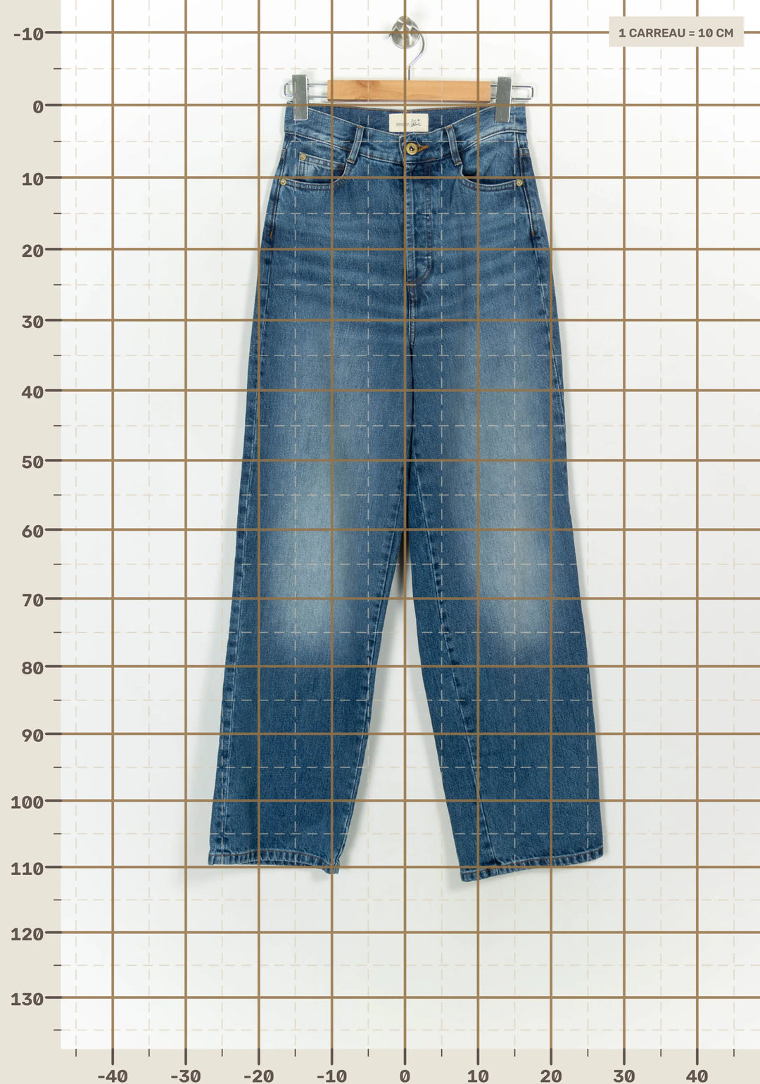 Jean Bleu - Taille M/38 de la marque Sessùn | PARAD117135 - Vendu par Paradigme - Image 4
