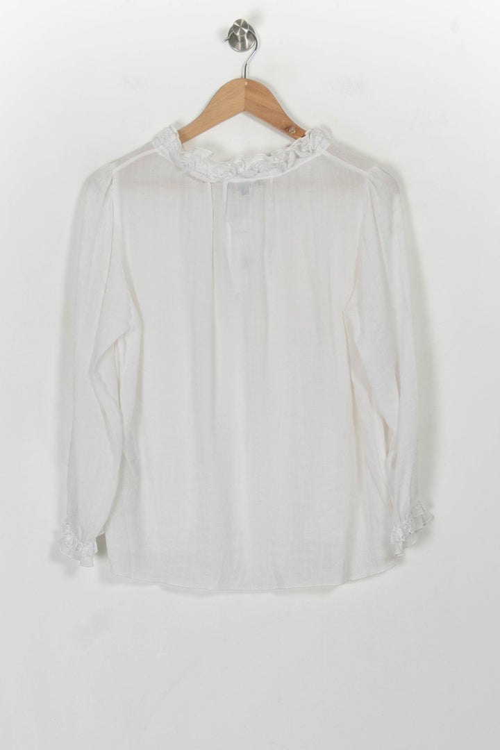 Blouse Blanche - Taille S/36 de la marque Maje | PARAD117136 - Vendu par Paradigme - Image 5