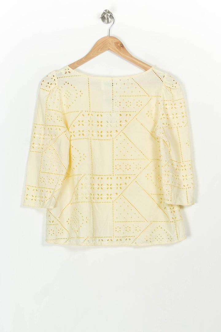 Blouse Jaune - Taille XS/34 de la marque Claudie Pierlot | PARAD117137 - Vendu par Paradigme - Image 5
