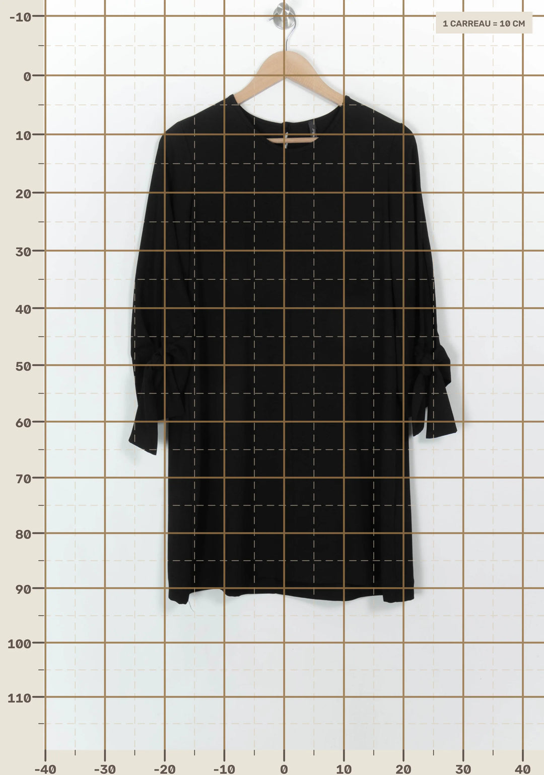Robe Noire - Taille S/36 de la marque Imperial | PARAD117142 - Vendu par Paradigme - Image 4
