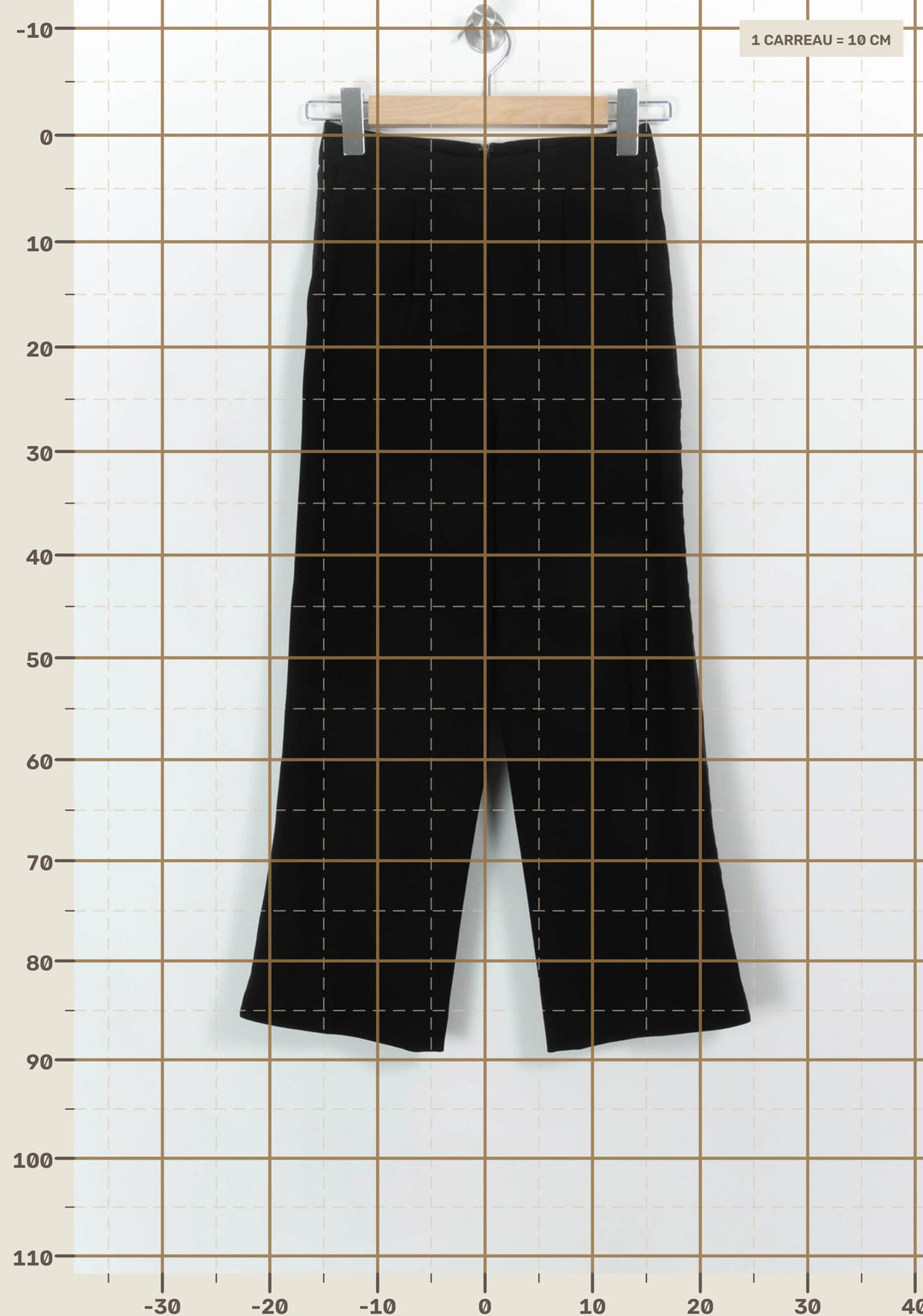 Pantalon Tailleur Noir - Taille XXS/32 de la marque Maison 123 | PARAD117143 - Vendu par Paradigme - Image 4