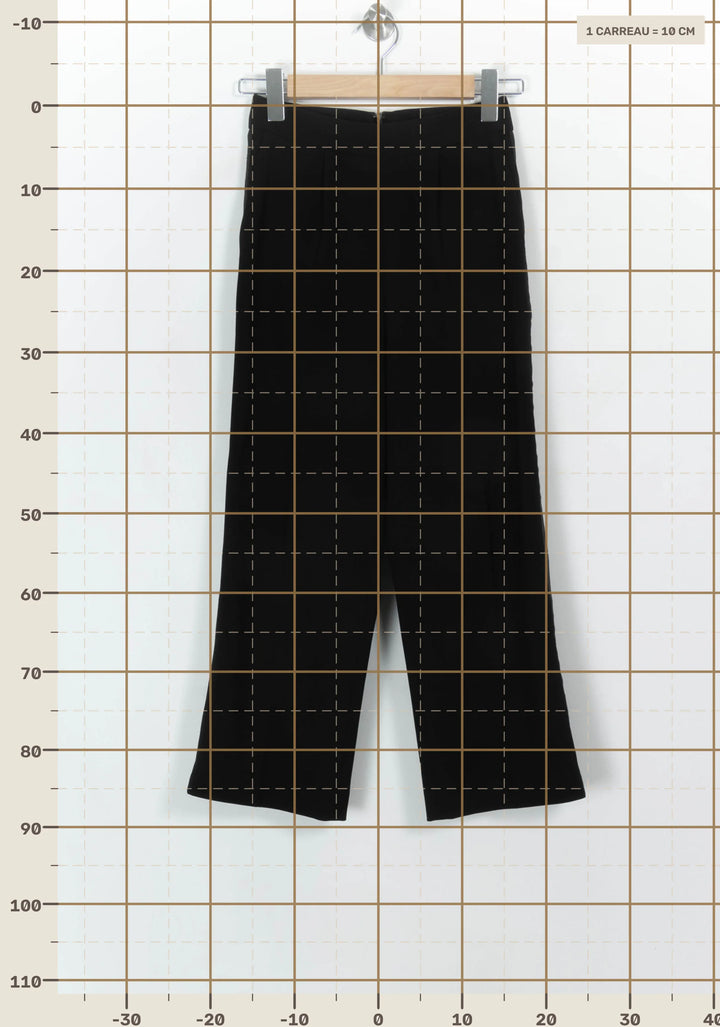 Pantalon Tailleur Noir - Taille XXS/32 de la marque Maison 123 | PARAD117143 - Vendu par Paradigme - Image 4