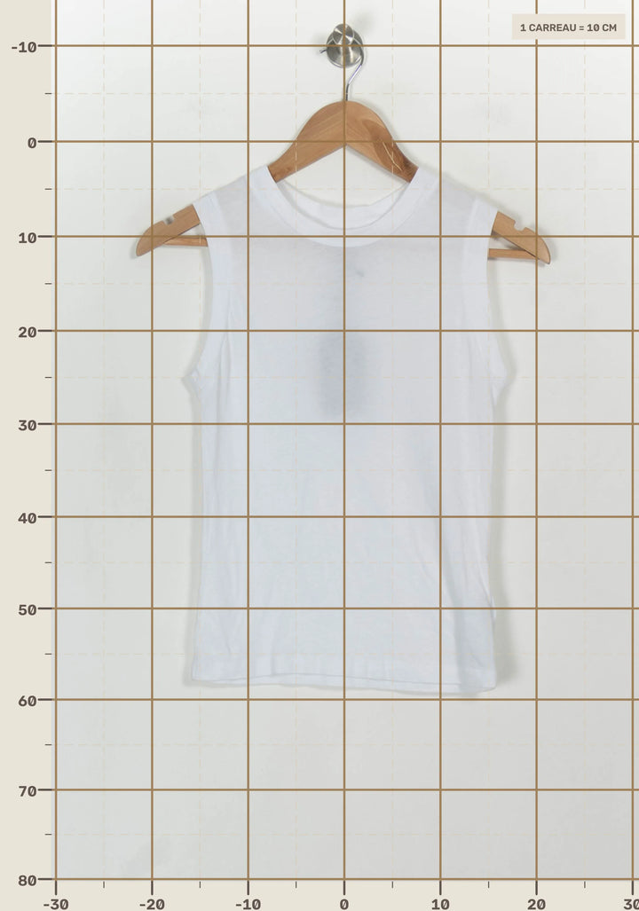 Débardeur Blanc - Taille XS/34 de la marque All Saints | PARAD117144 - Vendu par Paradigme - Image 4