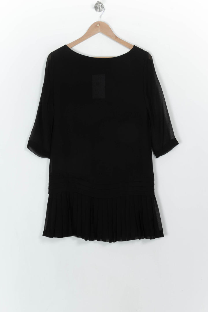 Robe Plissée Noire - Taille S/36 de la marque ba&amp;sh | PARAD117148 - Vendu par Paradigme - Image 5