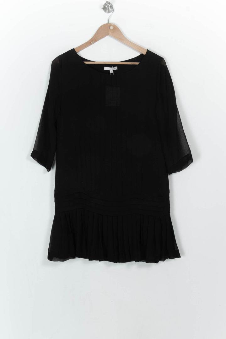 Robe Plissée Noire - Taille S/36 de la marque ba&amp;sh | PARAD117148 - Vendu par Paradigme - Image 2