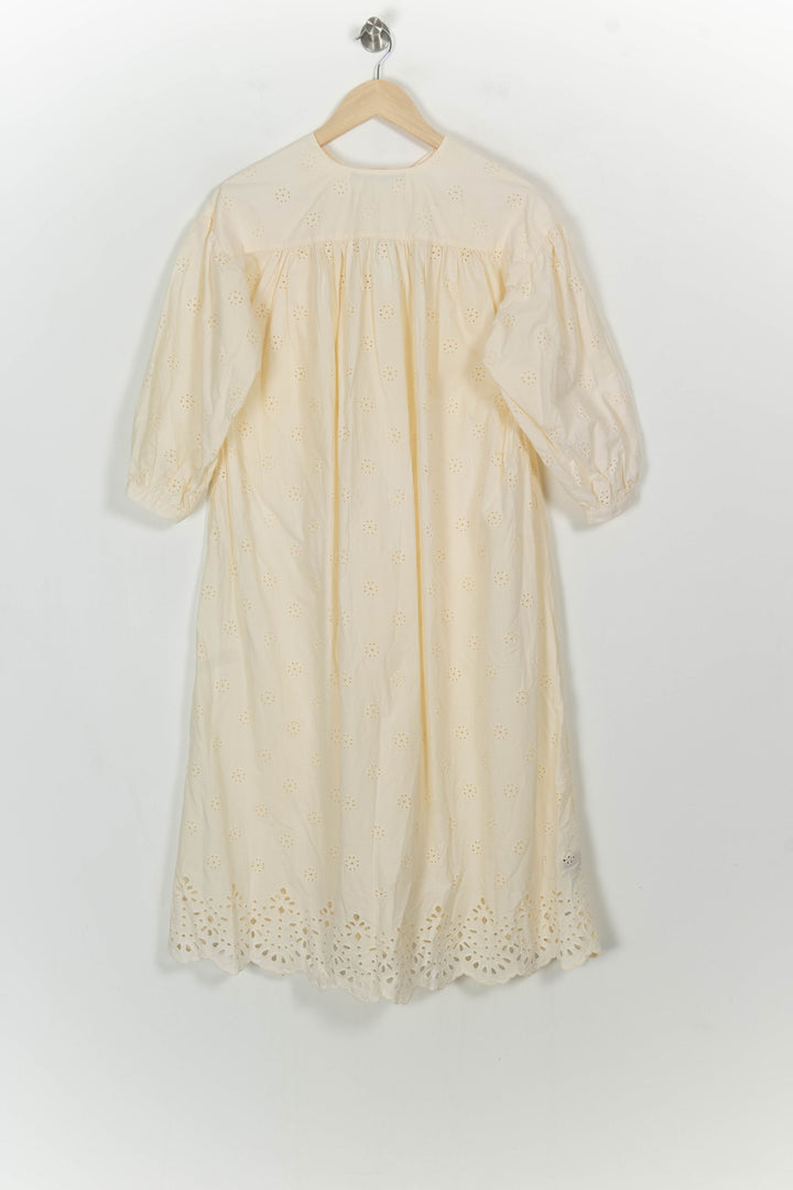 Robe Brodée Beige - Taille S/36 de la marque Comptoir des Cotonniers | PARAD117156 - Vendu par Paradigme - Image 5