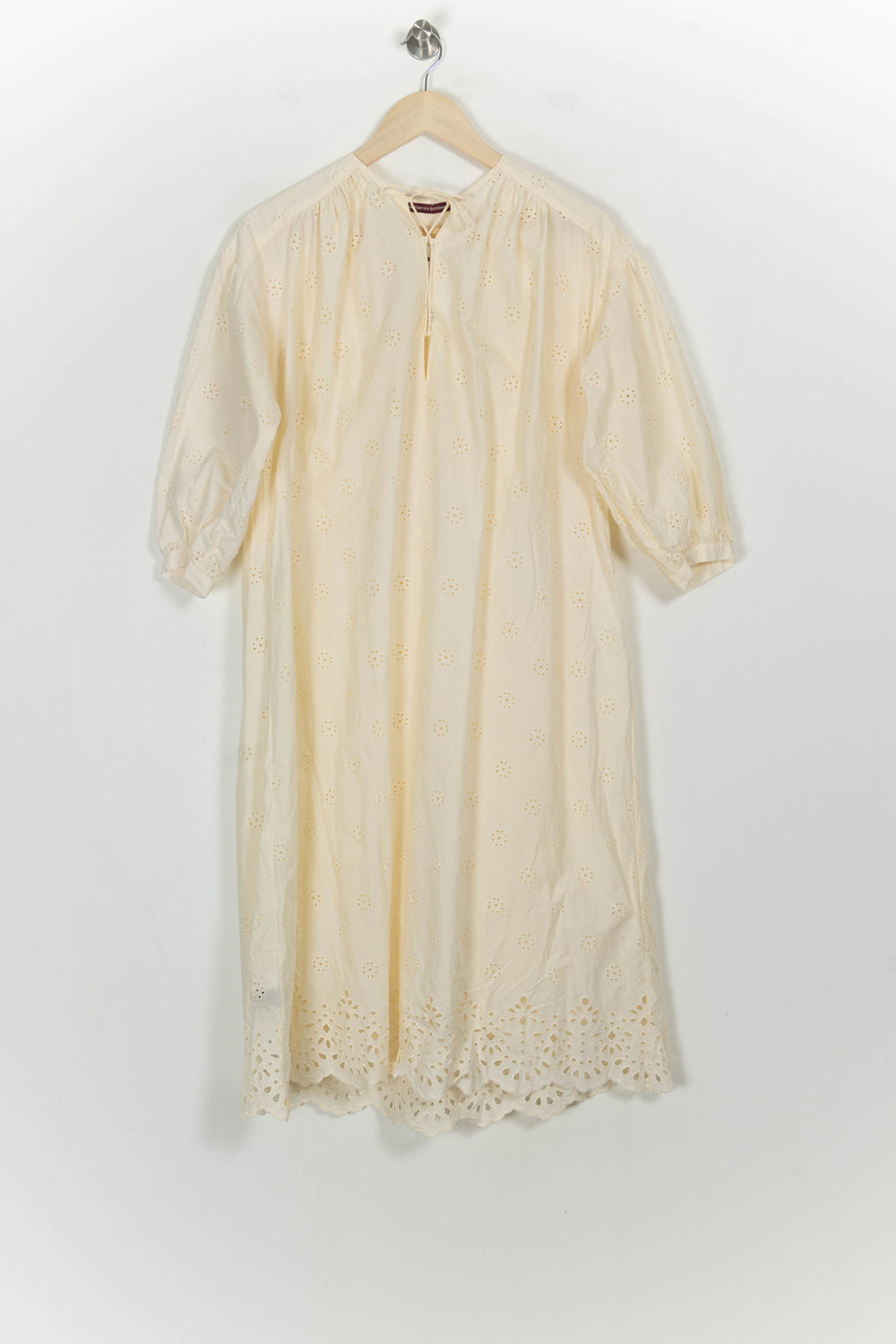 Robe Brodée Beige - Taille S/36 de la marque Comptoir des Cotonniers | PARAD117156 - Vendu par Paradigme - Image 2