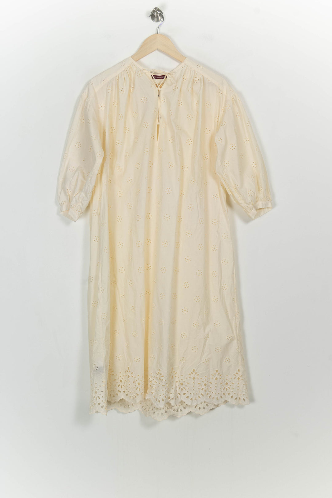 Robe Brodée Beige - Taille S/36 de la marque Comptoir des Cotonniers | PARAD117156 - Vendu par Paradigme - Image 2