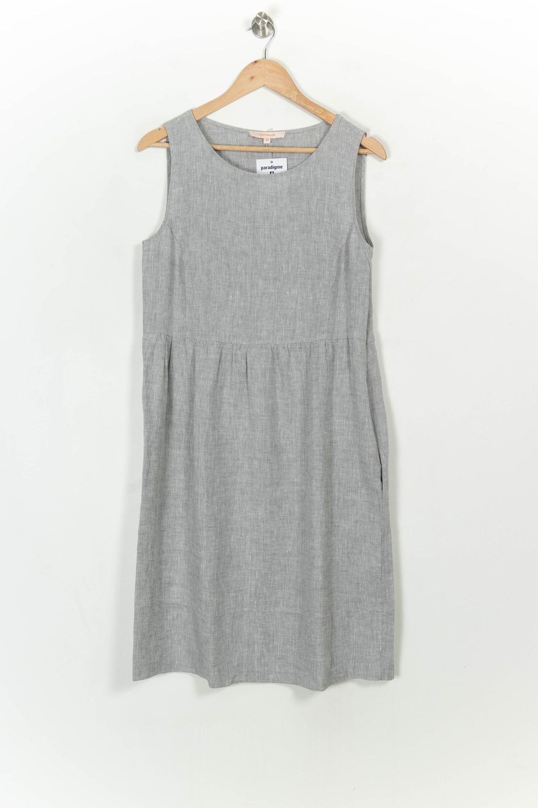 Robe Grise - Taille L/40 de la marque La Fée Maraboutée | PARAD117159 - Vendu par Paradigme - Image 2