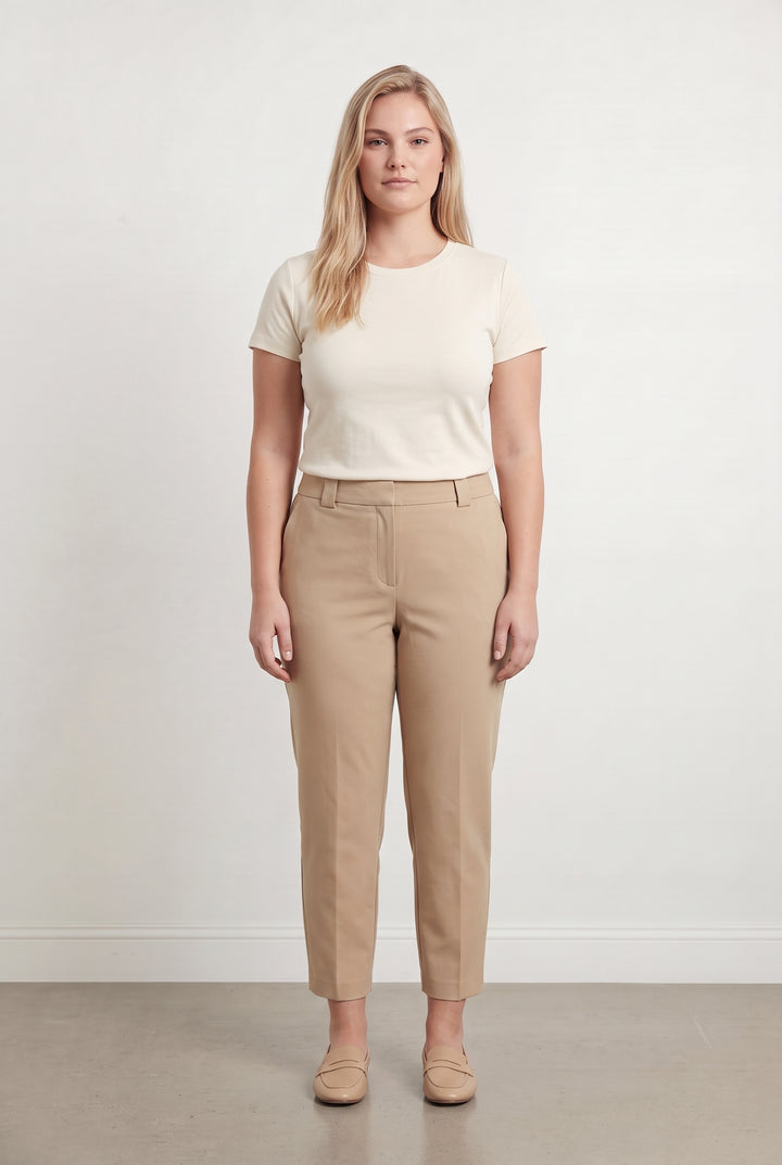 Pantalon Beige - Taille XXL/44 de la marque Caroll | PARAD11716 - Vendu par Paradigme - Image 1