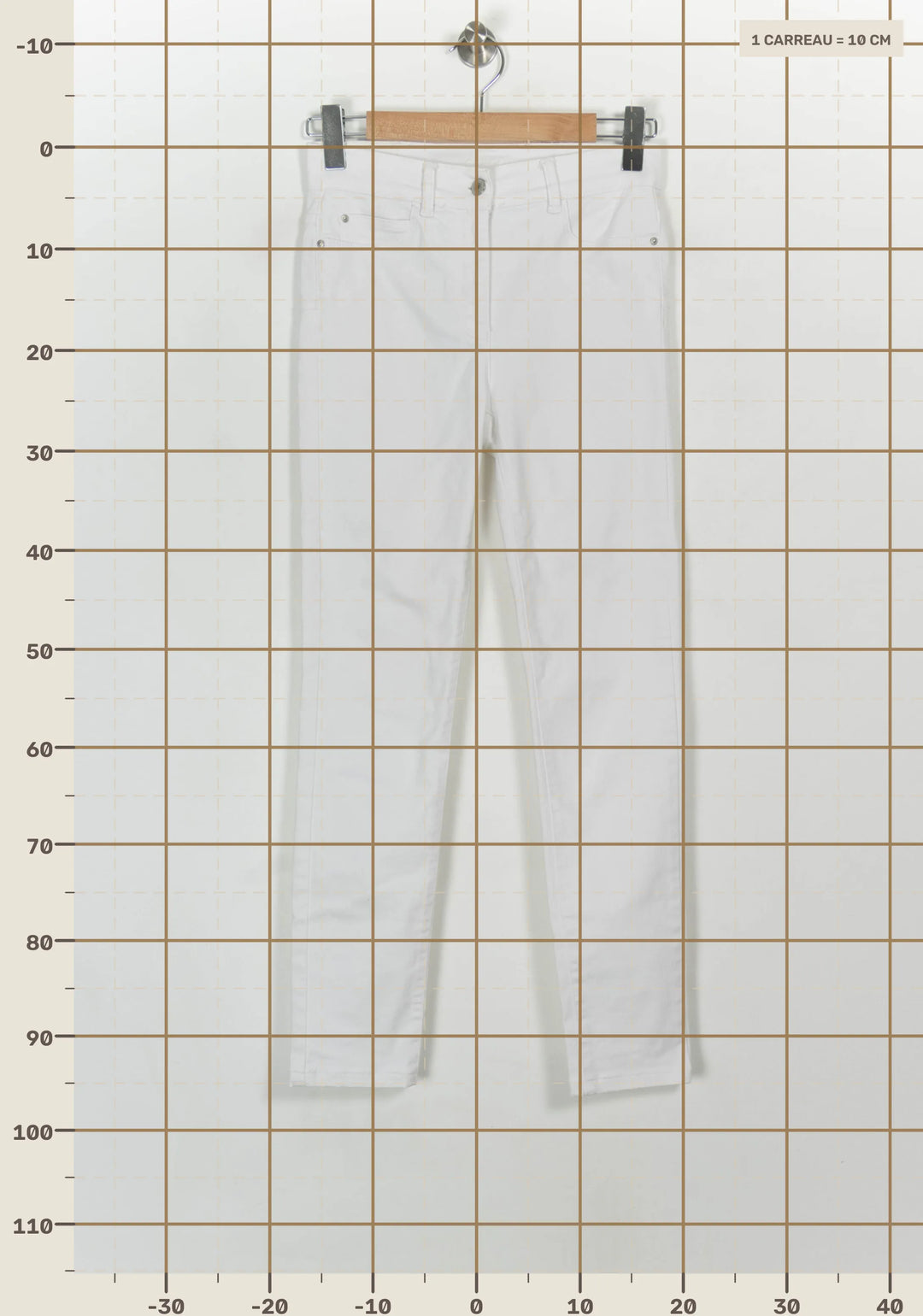 Jean Blanc - Taille S/36 de la marque Caroll | PARAD117161 - Vendu par Paradigme - Image 4